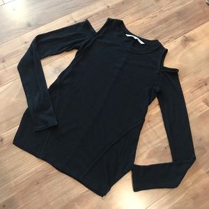RACHEL rachel Roy cold shoulder shirt
